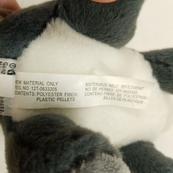 Ganz Bushy Tail Raccoon 7" Plush H11535 Gray Stuffed Animal Toy Realistic - Picture 10 of 11